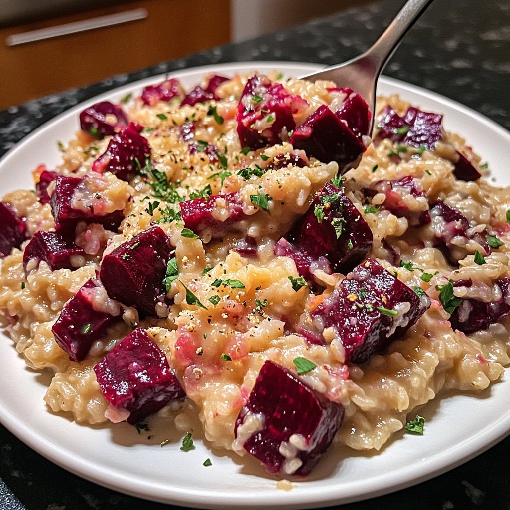 Risotto mit Roter Bete