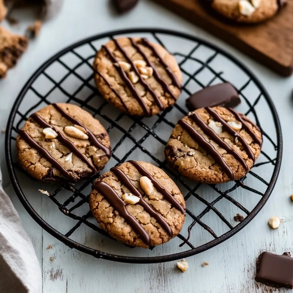 Haselnussplätzchen mit Schokolade (Vegan)