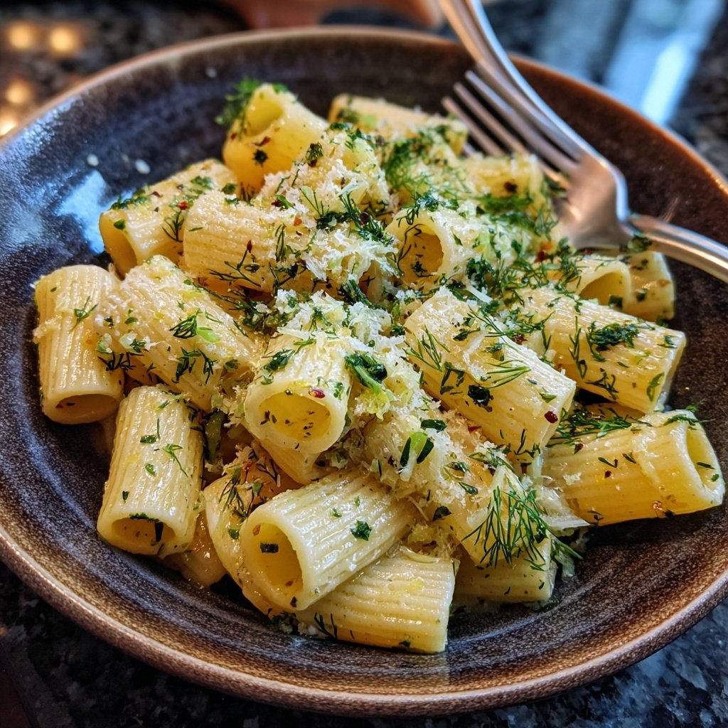 Rigatoni mit Fenchel