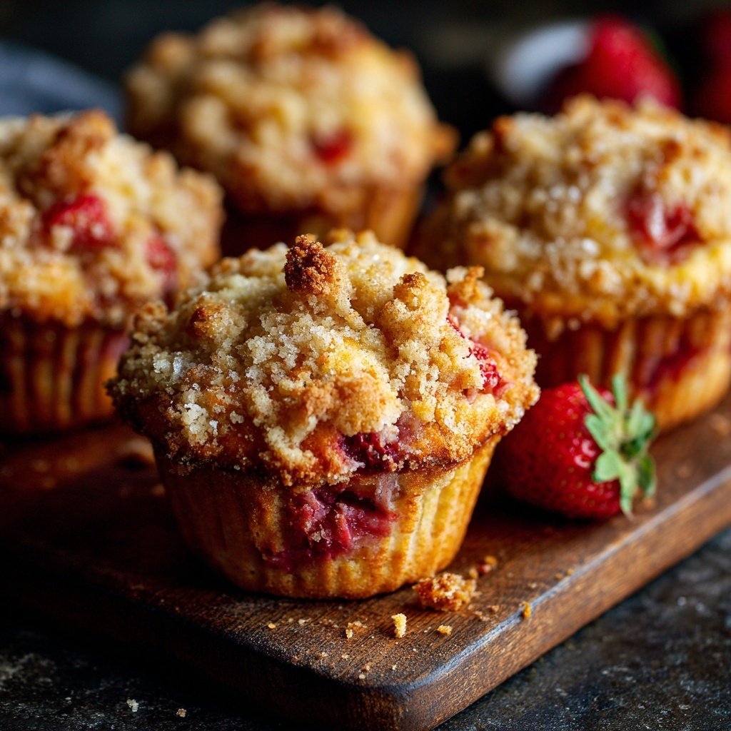 Erdbeer Streusel Muffins