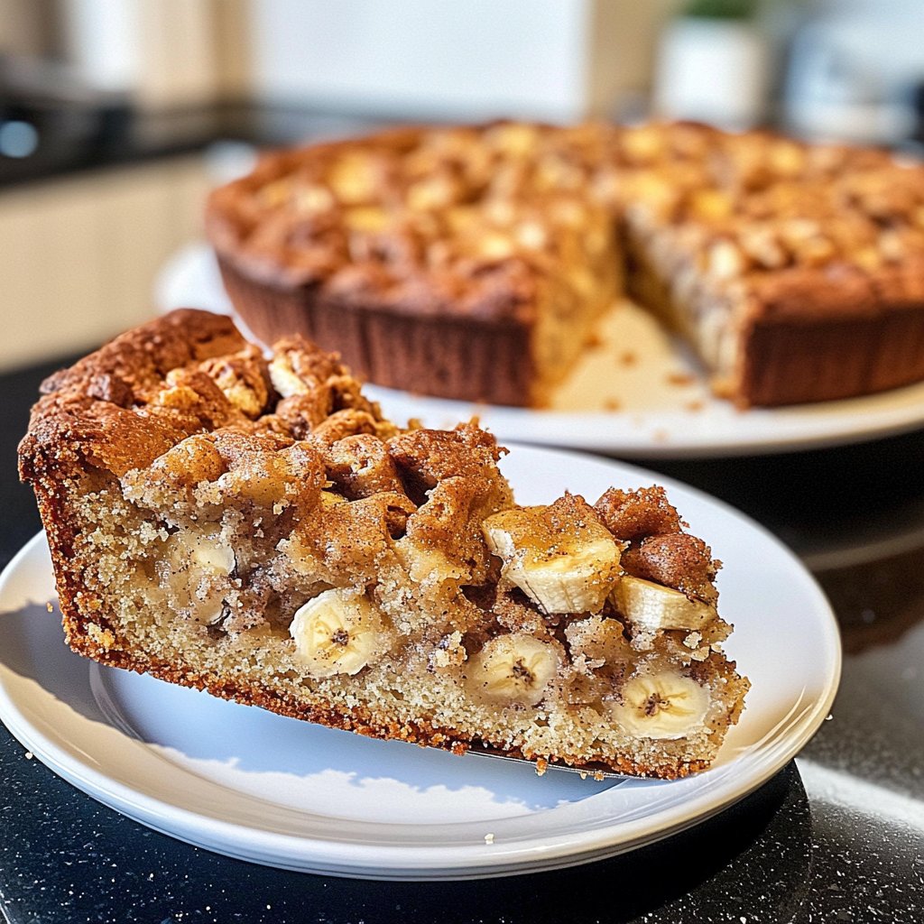 Bananenkuchen für die Familie