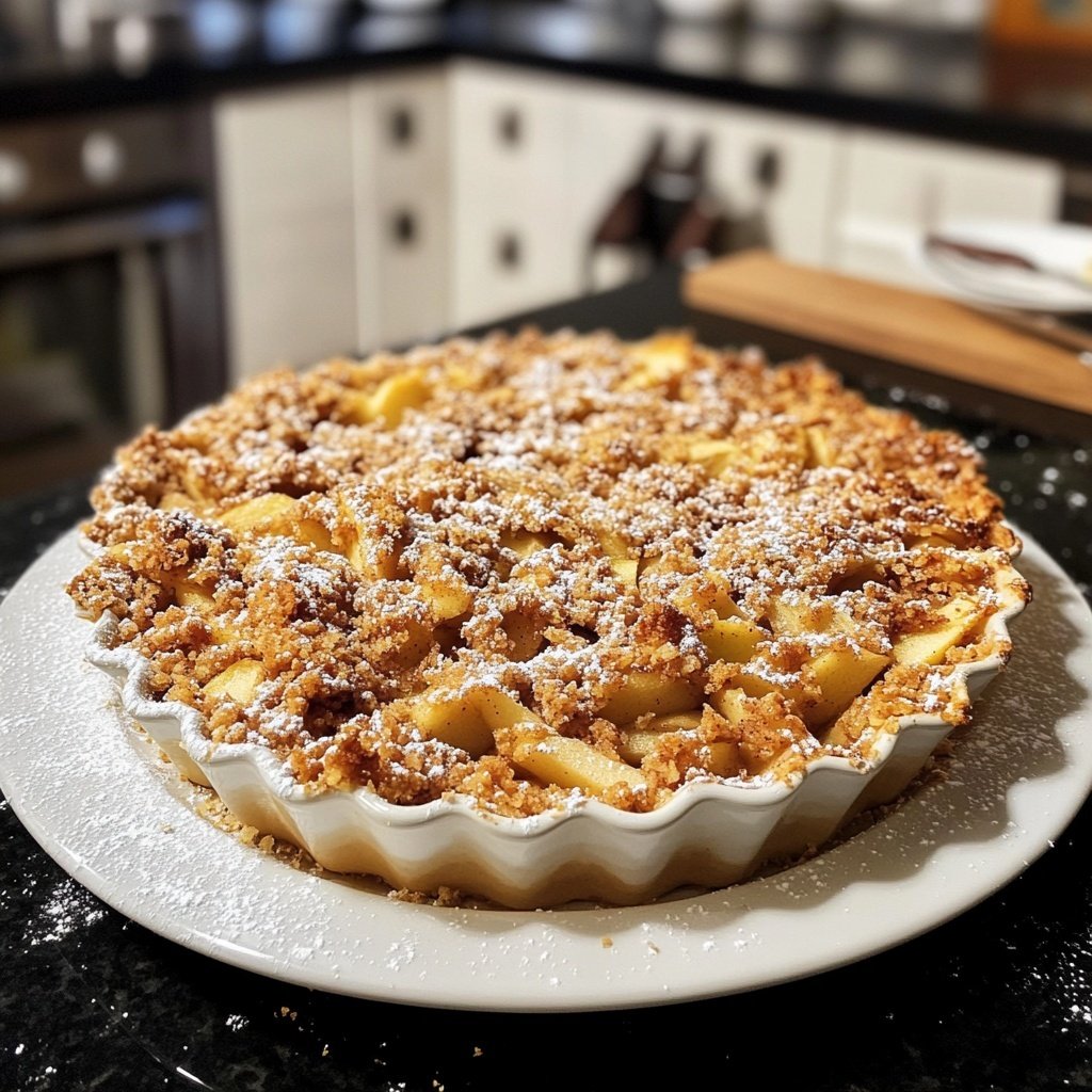 Weihnachtscrumble Dessert