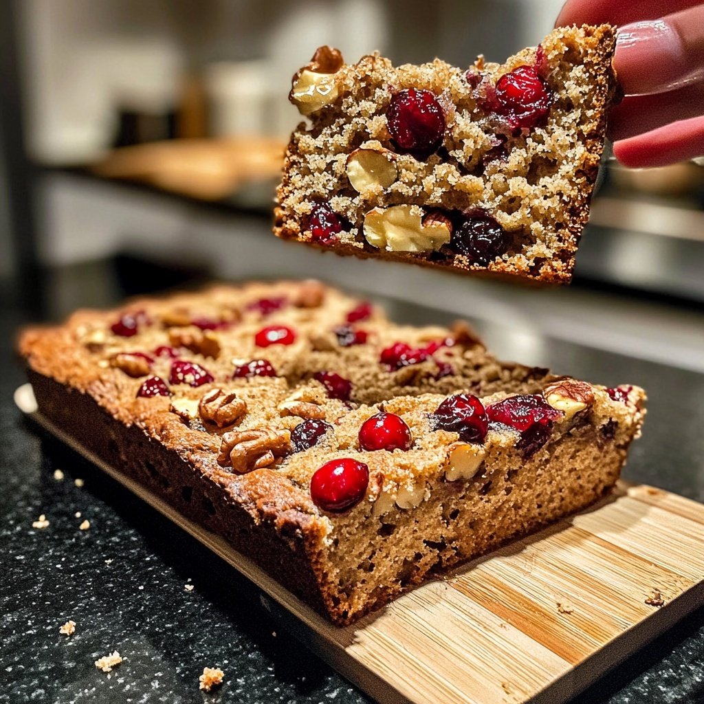 Einfaches Cranberry-Bananen-Nussbrot