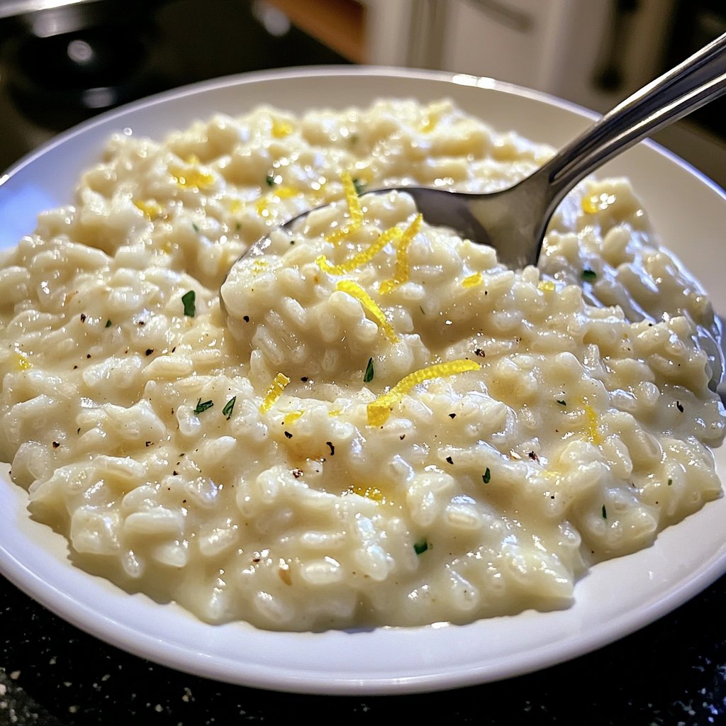 Risotto mit Zitronenschale
