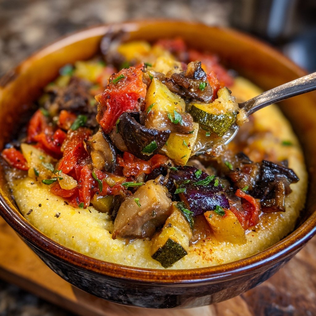 Ratatouille mit Polenta