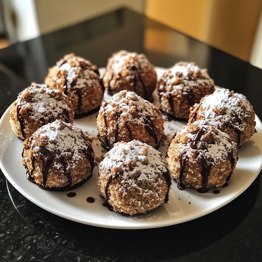 Spekulatius Kugeln - Pralinen für Weihnachten