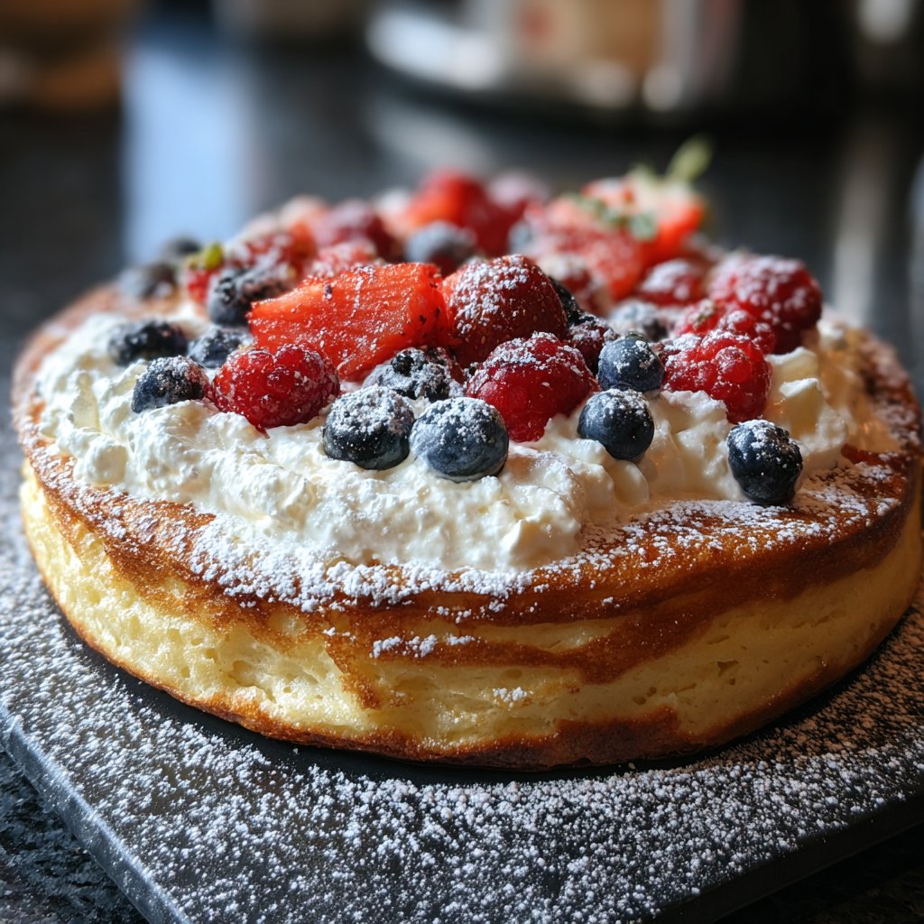 Pfannkuchen mit Quark